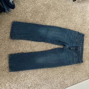 Old Navy Women's Straight Leg Jeans - Dark Blue
